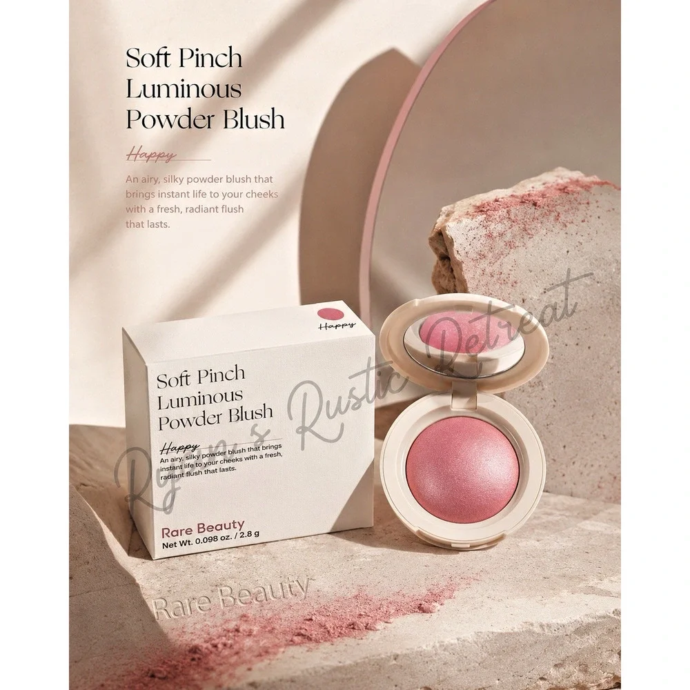 Rare Beauty - Soft Pinch Luminous Powder Blush - Shade: Happy - Full Size